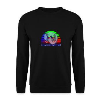 Baloutchistan - Sweat-shirt Unisexe - noir - Devant - Alina (178cm) & Michal (187cm)