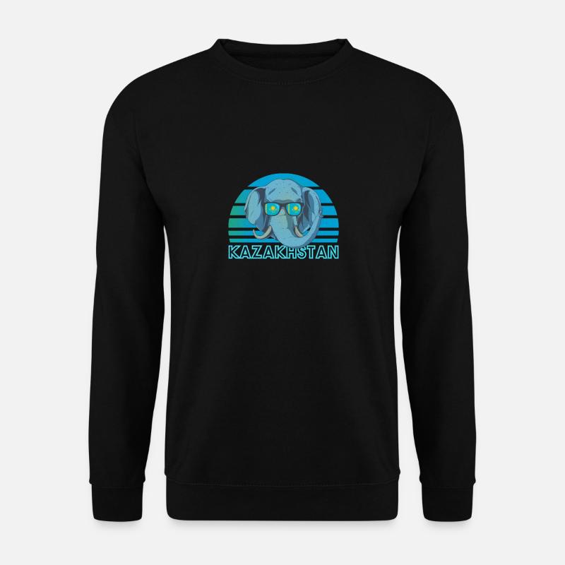 Kasachstan - Unisex Pullover - Schwarz