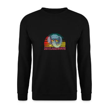Mozambique - Unisex Sweatshirt - black - Front - Alina (178cm) & Michal (187cm)