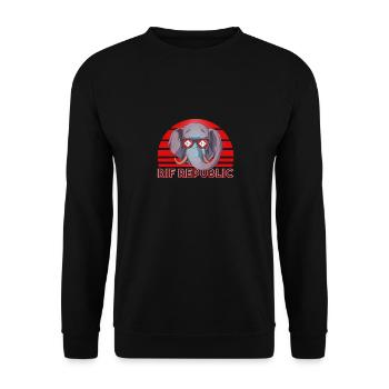 Rif-Republik - Unisex Pullover - Schwarz - Vorne - Alina (178cm) & Michal (187cm)