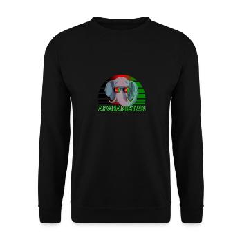 Afghanistan - Unisex Sweatshirt - black - Front - Alina (178cm) & Michal (187cm)