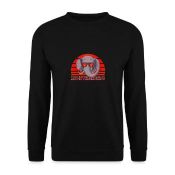 Montenegro - Unisex Pullover - Schwarz - Vorne - Alina (178cm) & Michal (187cm)