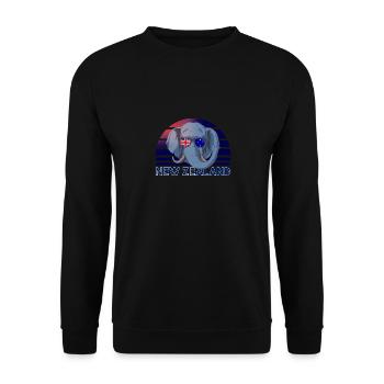 Nouvelle-Zélande - Sweat-shirt Unisexe - noir - Devant - Alina (178cm) & Michal (187cm)