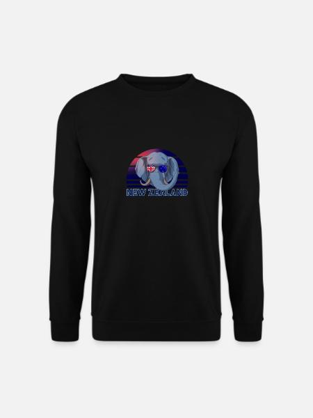 Neuseeland - Unisex Pullover - Schwarz