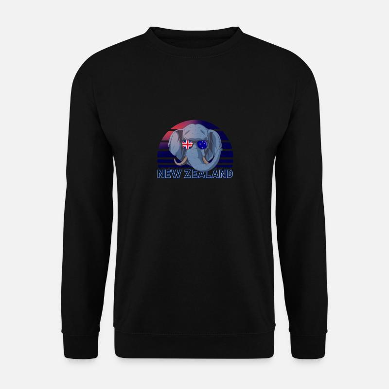 Neuseeland - Unisex Pullover - Schwarz