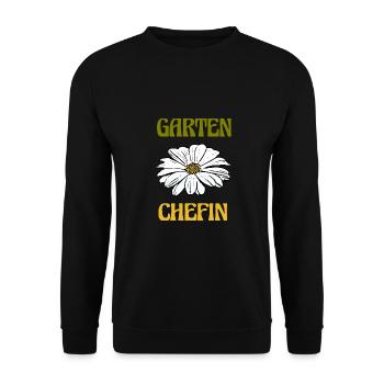 Gestionnaire de jardin de fleurs - Sweat-shirt Unisexe - noir - Devant - Alina (178cm) & Michal (187cm)