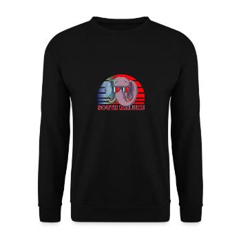 Republik Maluku Selatan - Unisex Pullover - Schwarz - Vorne - Alina (178cm) & Michal (187cm)
