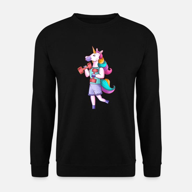 Unicorn Gym - Unisex Sweatshirt - black