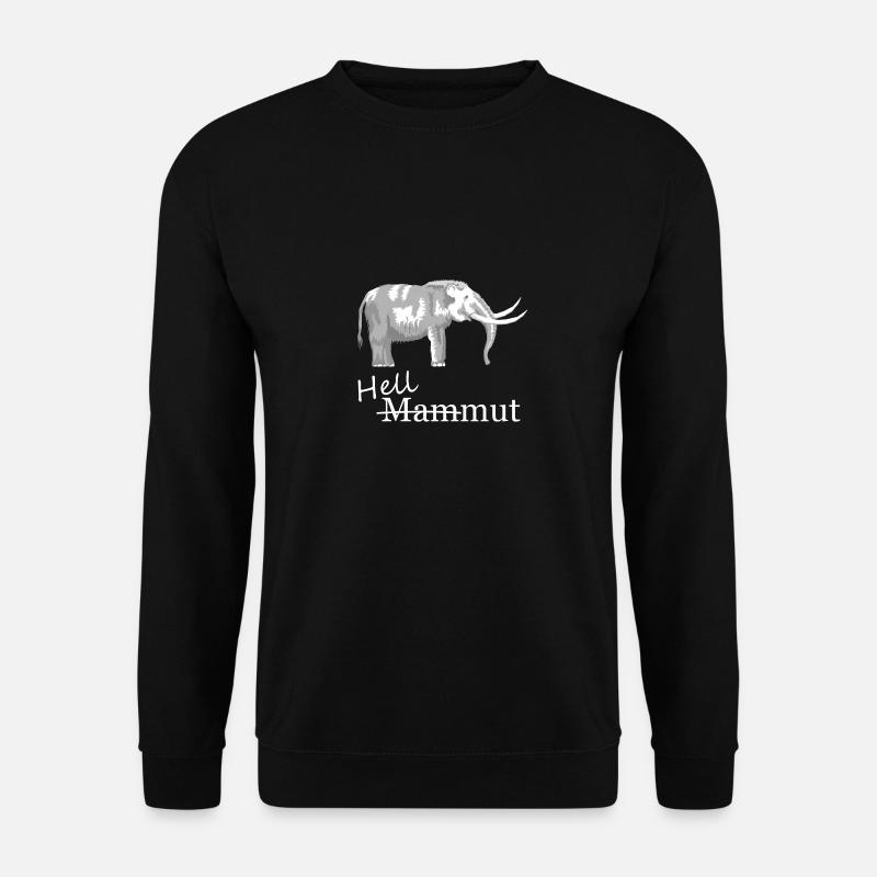 hellmut mammoth joke - Unisex Sweatshirt - black