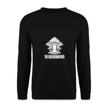 Morilles Le Cadeau du Champignon - Sweat-shirt Unisexe - noir - Devant - Alina (178cm) & Michal (187cm)