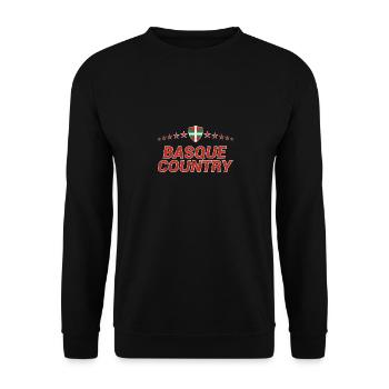 Basque Country - Unisex Sweatshirt - black - Front - Alina (178cm) & Michal (187cm)