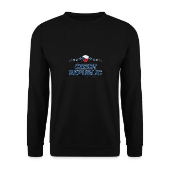 Tschechische Republik - Unisex Pullover - Schwarz - Vorne - Alina (178cm) & Michal (187cm)