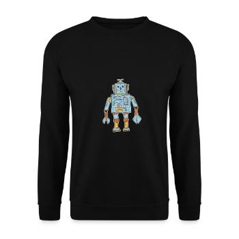 Robot T-Shirt Kids - Sweat-shirt Unisexe - noir - Devant - Alina (178cm) & Michal (187cm)