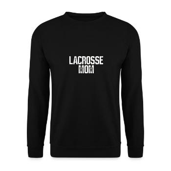Lacrosse Mama - Unisex Sweatshirt - black - Front - Alina (178cm) & Michal (187cm)