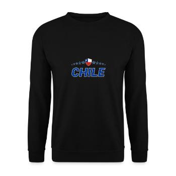 Chile - Unisex Pullover - Schwarz - Vorne - Alina (178cm) & Michal (187cm)
