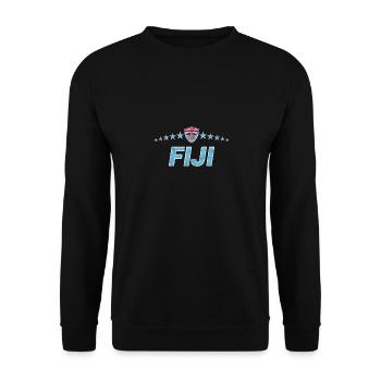 Fiji - Unisex Sweatshirt - black - Front - Alina (178cm) & Michal (187cm)
