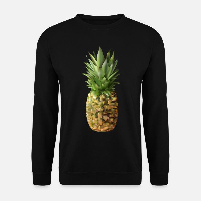 Ananas - Unisex Pullover - Schwarz