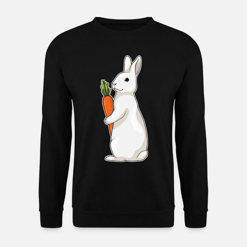 Rabbit Carrot - Unisex Sweatshirt - black