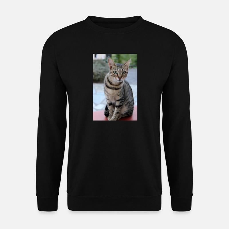 Cat Kitten Poster Cat Poster - Unisex Sweatshirt - black
