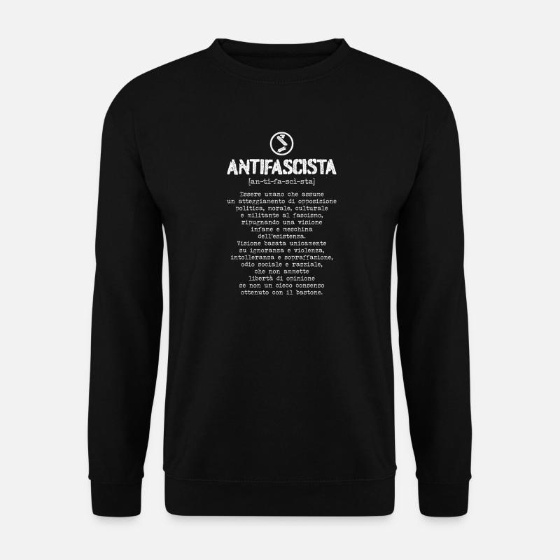 Anti-Fascist Definition - Unisex Sweatshirt - black