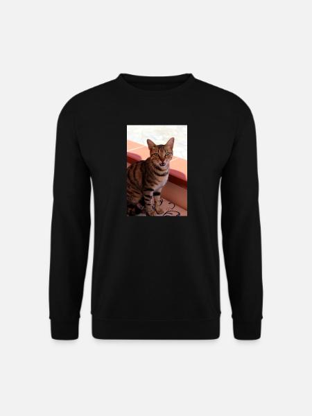 Cat - Unisex Sweatshirt - black
