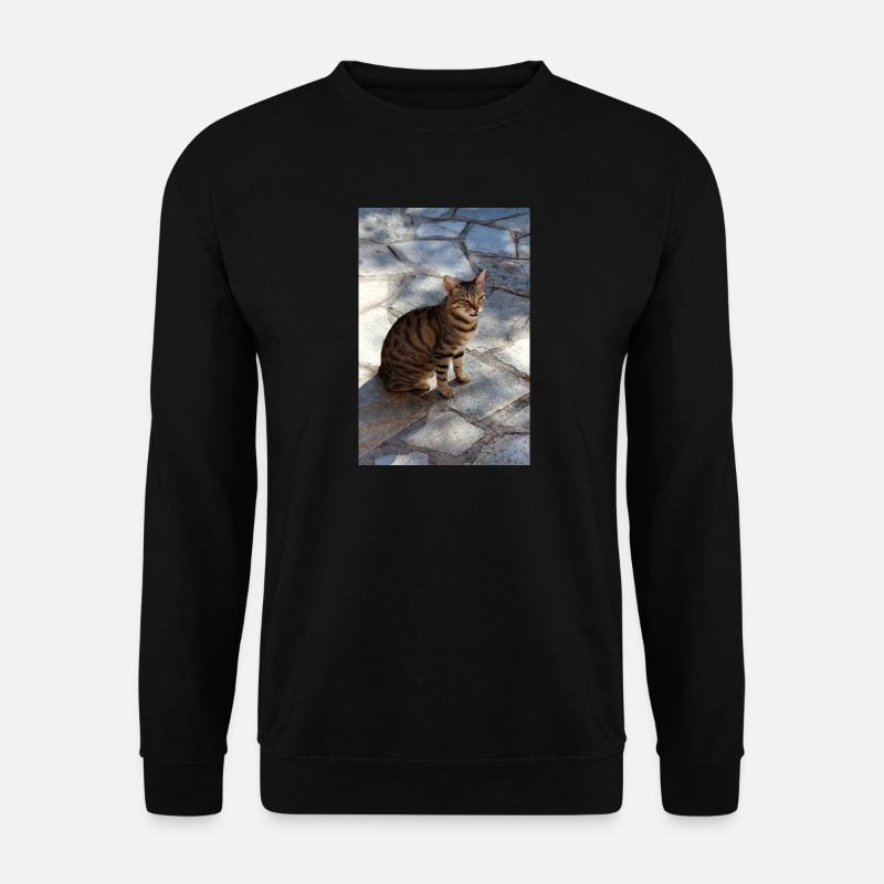 Katze Kätzchen - Unisex Pullover - Schwarz