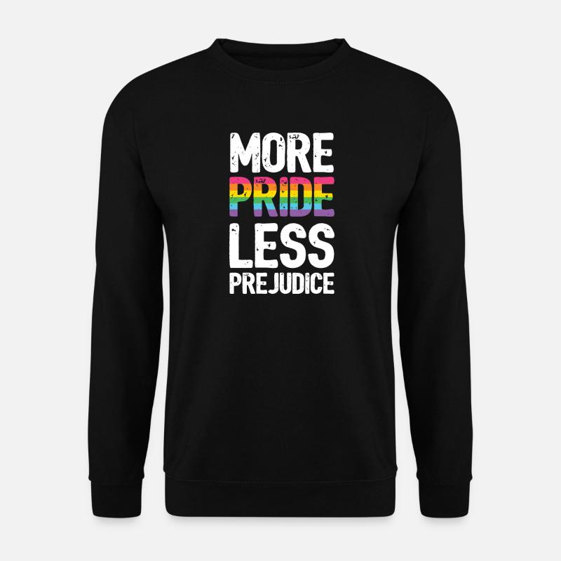 LGBT Pride Month - Mehr Pride. Weniger Vorurteile. - Unisex Pullover - Schwarz