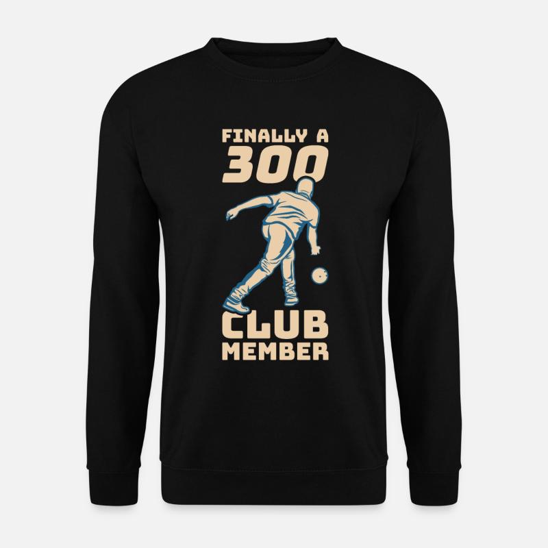 300 Punkte Bowling - Unisex Pullover - Schwarz
