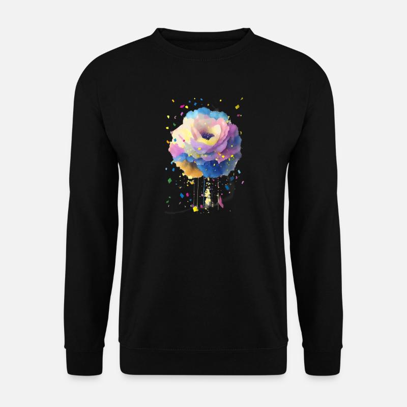 Flower - Unisex Sweatshirt - black