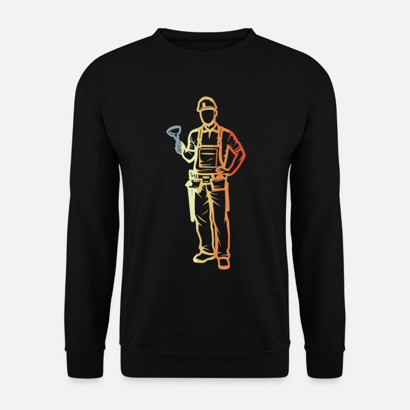 Oldschool Klempner - Unisex Pullover - Schwarz