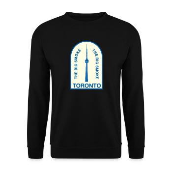 Toronto CNTower Big Smoke - Sweat-shirt Unisexe - noir - Devant - Alina (178cm) & Michal (187cm)