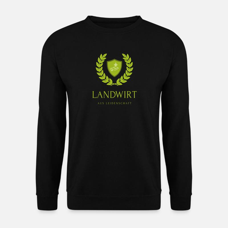 Farmer Shield Plant - Unisex Sweatshirt - black