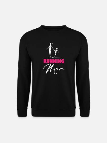 Running Mom - Unisex Sweatshirt - black