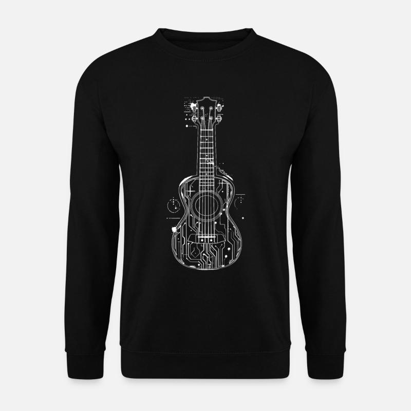 Ukulele Graphics - Unisex Sweatshirt - black