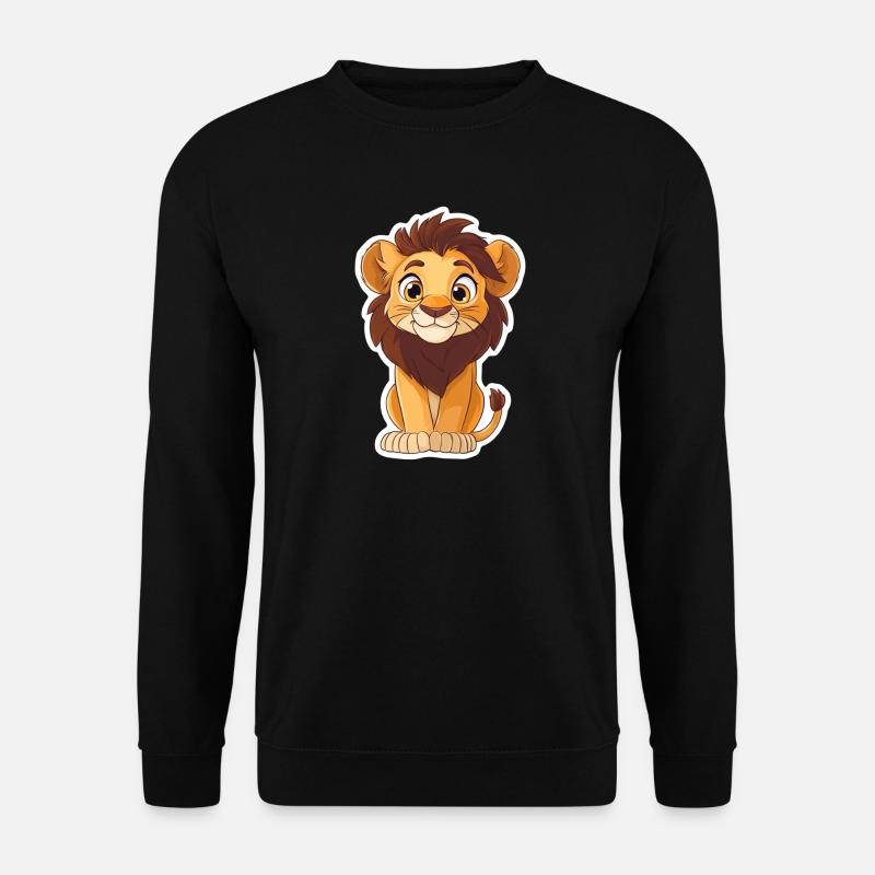 Löwe - Unisex Pullover - Schwarz