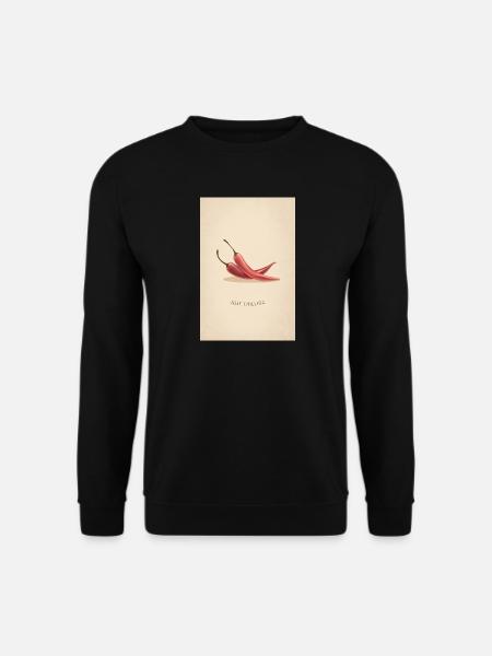 Chili Chill Motif - Unisex Sweatshirt - black