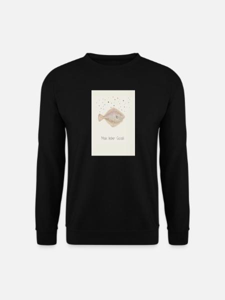 Mein Lieber Scholli Fischdesign - Unisex Pullover - Schwarz
