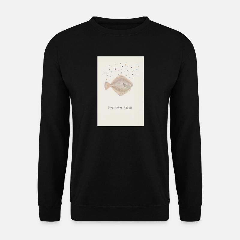 Mein Lieber Scholli Fischdesign - Unisex Pullover - Schwarz
