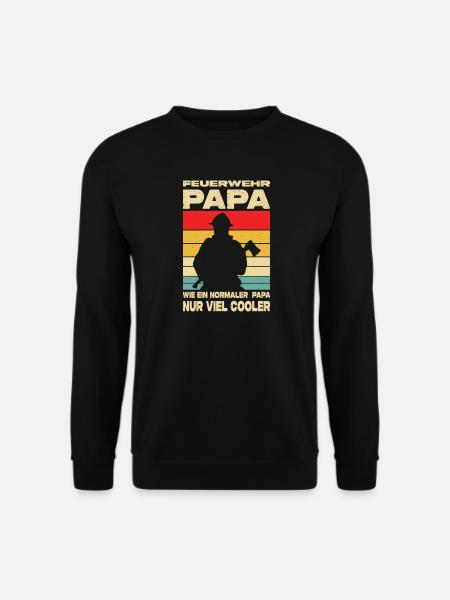 Firefighter Gifts Fire Brigade Rescue Service - Unisex Sweatshirt - black