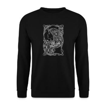 Vse Nejlepsi Jugendstil Frau - Unisex Pullover - Schwarz - Vorne - Alina (178cm) & Michal (187cm)
