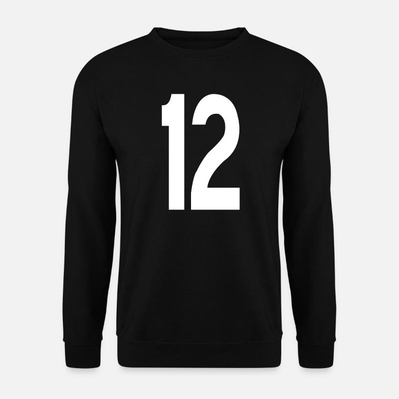 12 Zwölf - Unisex Pullover - Schwarz