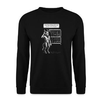 Torture tools now also Vegan Demon - Unisex Sweatshirt - black - Front - Alina (178cm) & Michal (187cm)