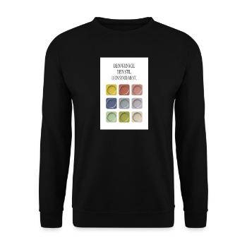 Your desire Your style Your statement - Unisex Sweatshirt - black - Front - Alina (178cm) & Michal (187cm)