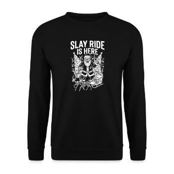 Slay Ride Gothic Christmas - Sweat-shirt Unisexe - noir - Devant - Alina (178cm) & Michal (187cm)