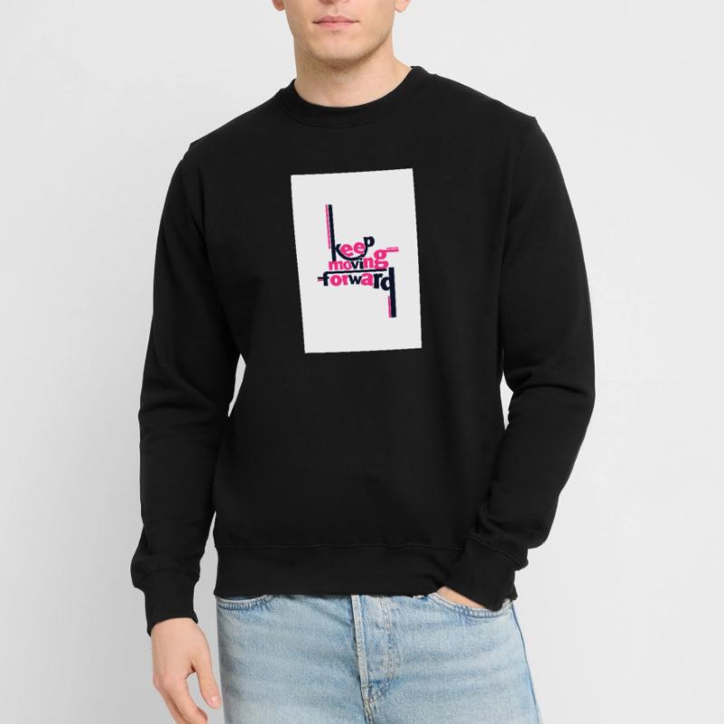 Keep Moving Forward Bold Statement Pink Unisex Pullover