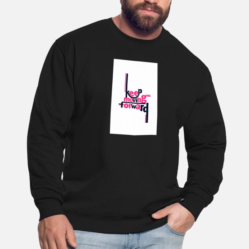 Keep Moving Forward Bold Statement Pink Unisex Pullover