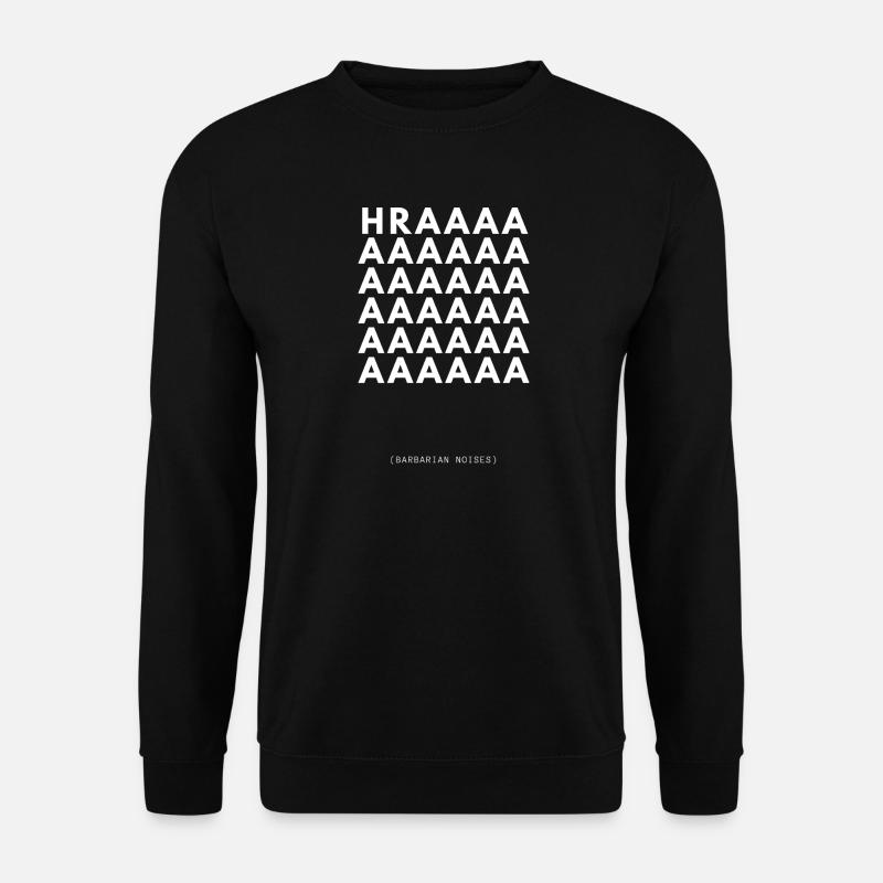 DeD barbarian-themed T-shirt - Unisex Sweatshirt - black