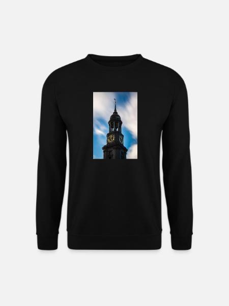 Hamburg: St. Michael's Church (Der Michel) - Unisex Sweatshirt - black