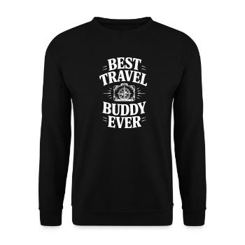 Meilleur compagnon de voyage de tous les temps - Sweat-shirt Unisexe - noir - Devant - Alina (178cm) & Michal (187cm)