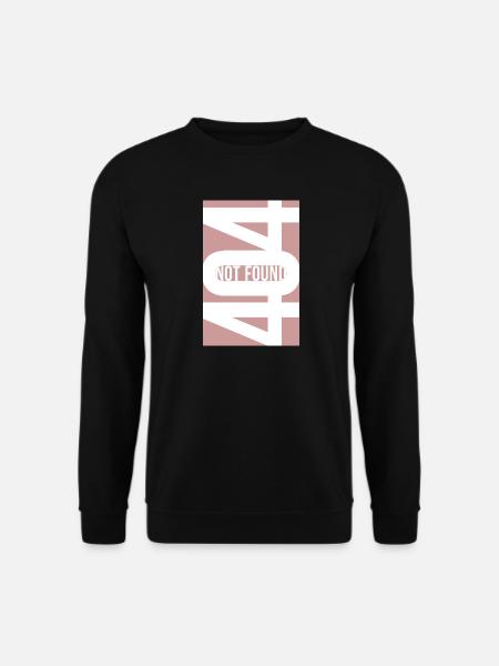 404 Not Found - Dusty Rose - Unisex Sweatshirt - black